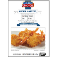 Tastee Choice Jumbo Breaded Shrimp - 32 Ounce